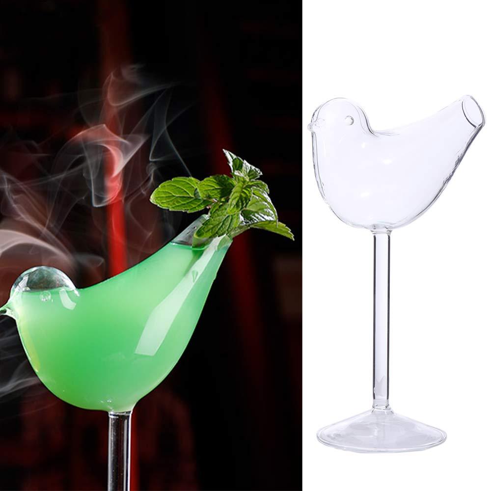 Бокал для сока в форме птицы, креативные бокалы для вина, молекулярная гастрономия, стеклянный бокал, для дома