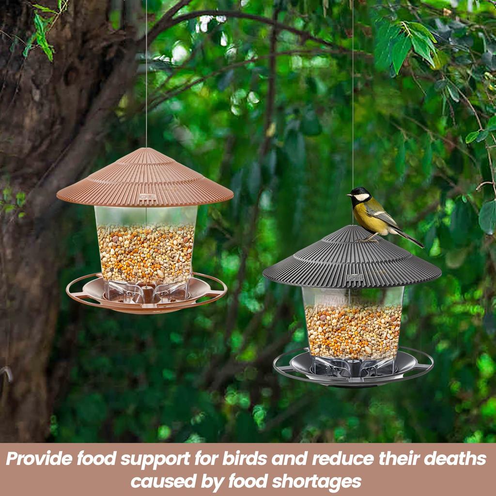 Outdoor Garden Hanging Bird Feeder Garden Automatic Hummingbird Feeder Mounted