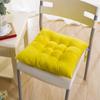 1PC Polyester Solid Color Square Home Decoration Chunky Garden Chair Cushion Home Textile Seat Pads Soft Cushions Thick
