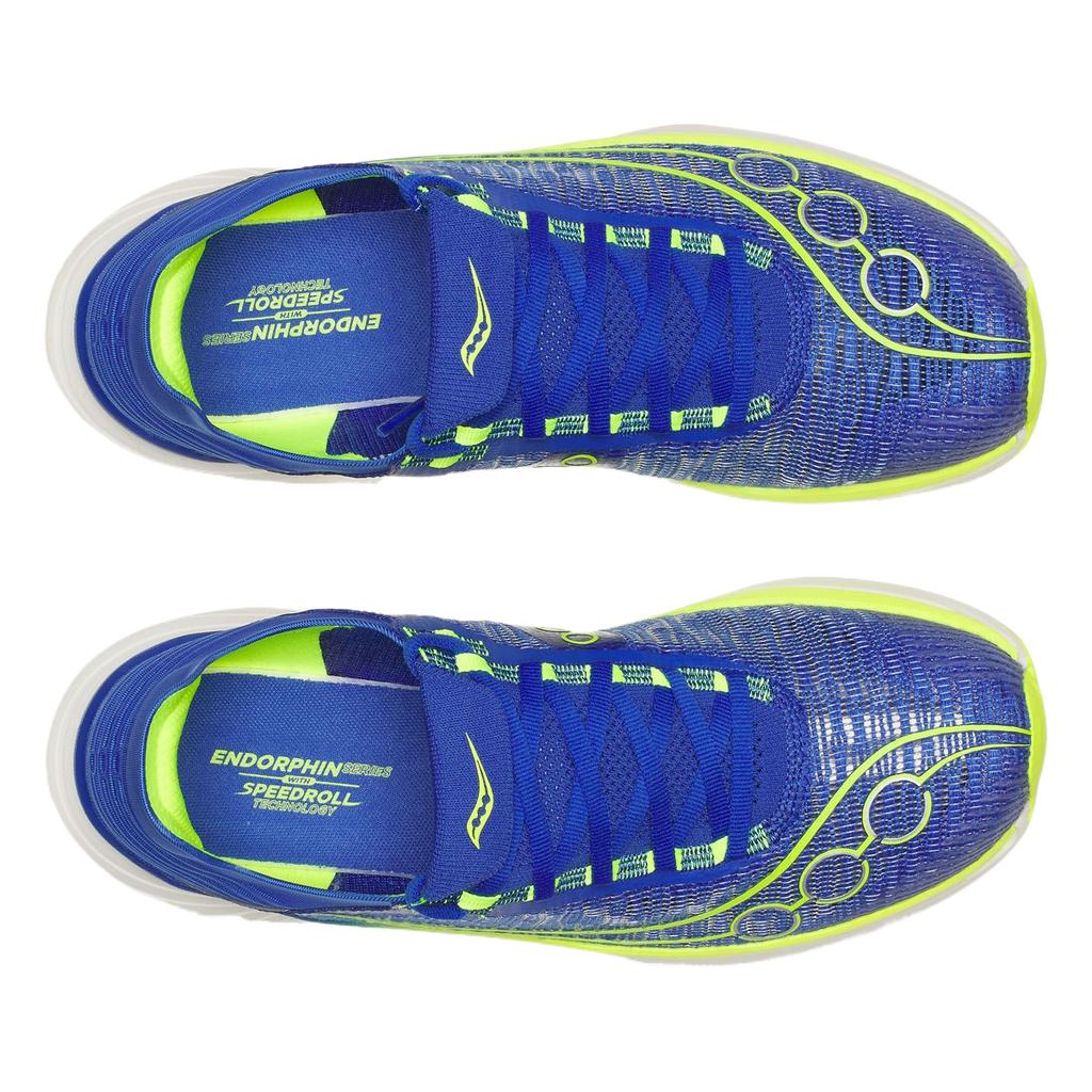 SAUCONY ENDORPHIN ELITE 2 Низкие беговые кроссовки Мужские Сине-желтые S30994-285