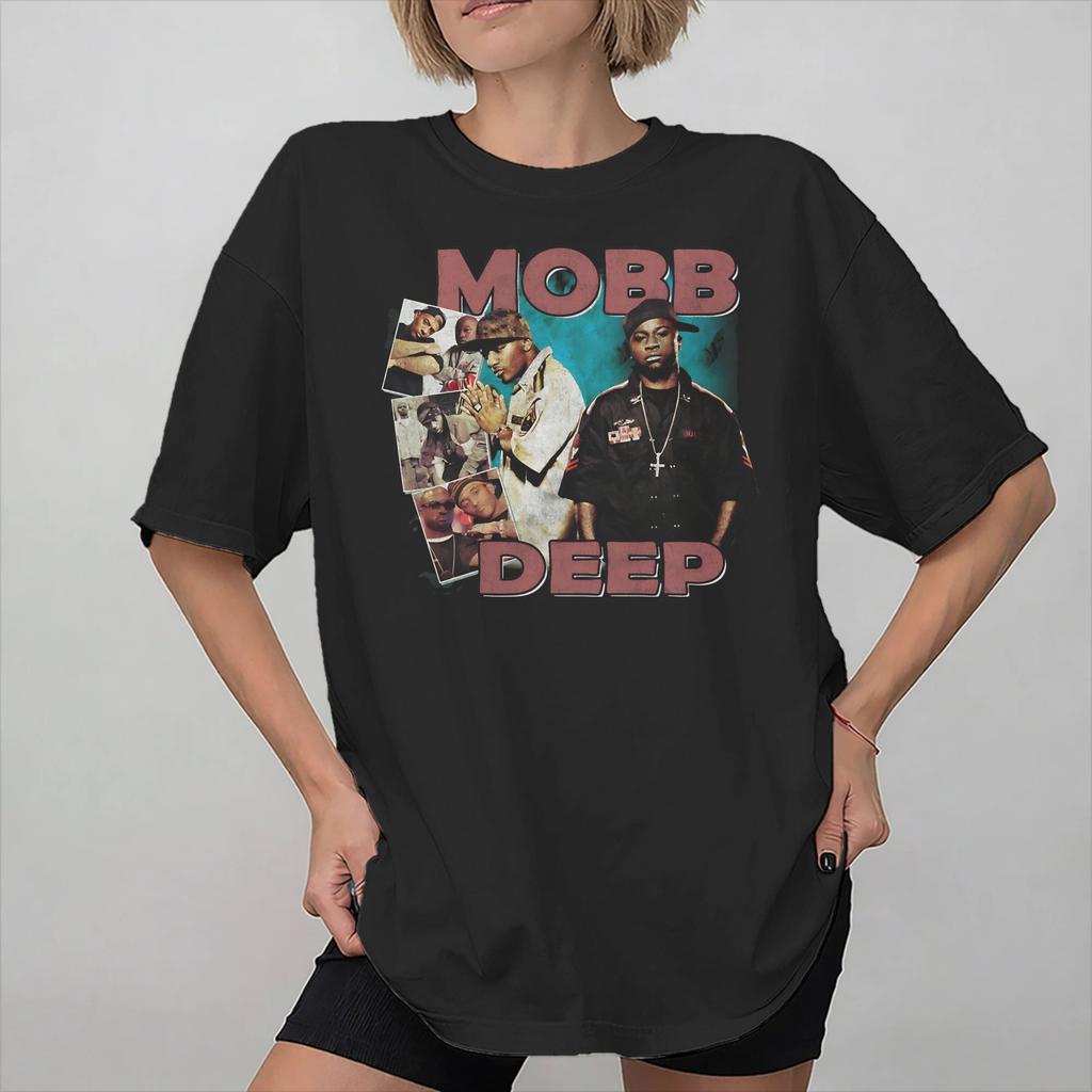 Mobb Deep The Infamous Tee Shirt for Unisex Women Graphic Printed T Shirts 100 Cotton Clothing