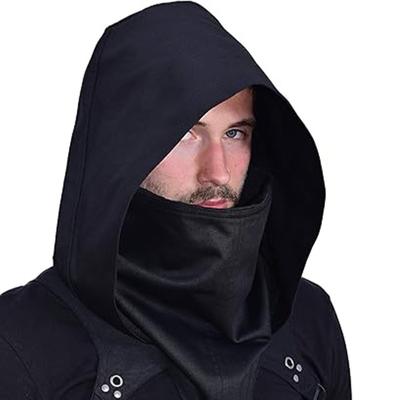 Костюмы на Хэллоуин Мужской и Женский Однотонный Плащ с Капюшоном Assassin's Creed Средневековый Костюм