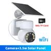 Full Color Solar Wire-Free Surveillance PTZ IP Dome Camera AI Humanoid Home Security Intercom CCTV Security Monitor