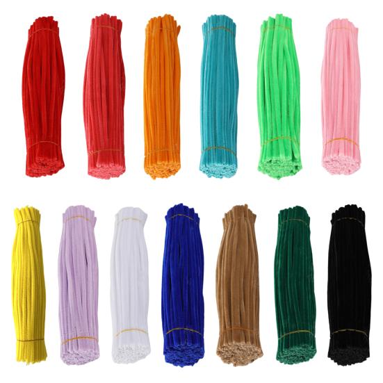 Набор для поделок из синельной проволоки в виде цветов, 100 шт./набор, разноцветные синельные стержни, скручивающаяся палочка, для детей, взрослых, начинающих, DIY, ручная работа, цветок