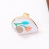 Ethnic Style Vintage Ring French Glazed Ring Rural Enamel Flower Ring  Gift