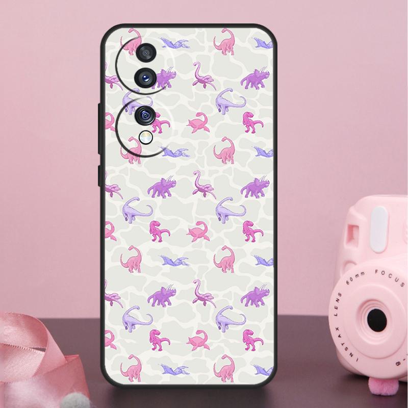 Чехол-коллаж с динозаврами для Honor Magic 7 Pro 5 6 8 Pro X9a X9b X9c X9d X8a X8b X8c 50 70 90 200 400 Lite
