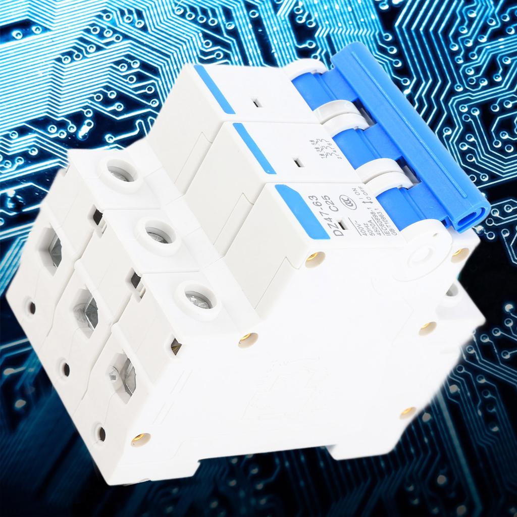 DZ47‑63 C25 3P 25A 400V Миниатюрный УЗО УЗО