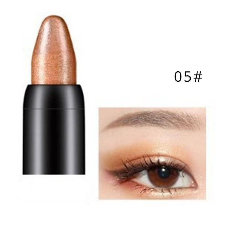 Multicolor Pearlescent Shiny Eyeshadow Pen Lasting Waterproof Not Blooming Pearlescent Gel Pen Eye Shadow Pencil Women Makeup Tool