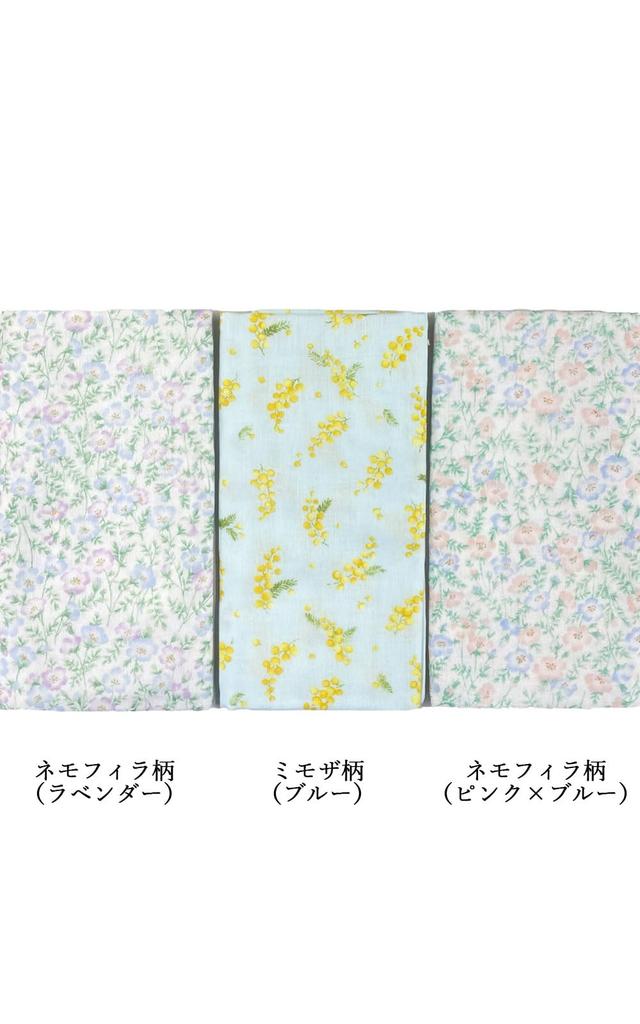 amife petit Tenugui Made in (Tenugui) Gauze, 100% Cotton, Japan, Anti-Fray (Flower A)