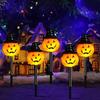 Halloween Jack-o-lantern Solar Energy Charge Lamp Outdoor Waterproof Garden Yard Landscape Decoration Light Fest Pumpkin Lamp