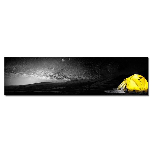 Природный пейзаж, городской пейзаж, черный, красный, поезд, холст, картина, настенные художественные фотографии, постеры и принты для гостиной, спальни, домашний декор, без рамки