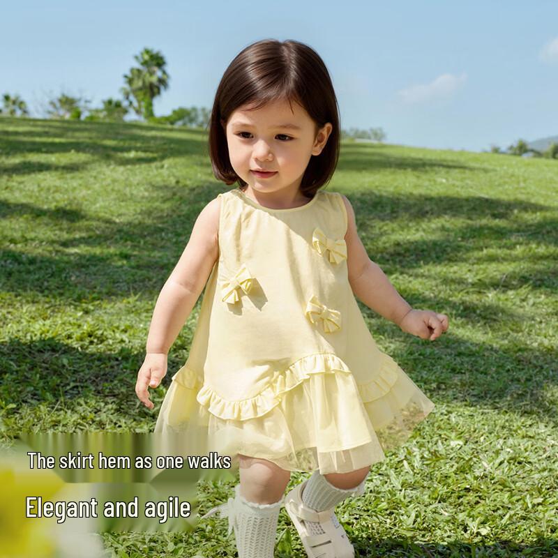 Balabala [balaOne] Baby Princess Bowknot Dress