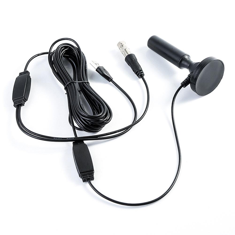 HD цифровая телевизионная антенна, прием на 360° и сильное магнитное основание, прием на большие расстояния — поддержка 4k 1080p Fire TV Stick и всех телевизоров — кабели длиной 16,5 футов