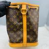 [Pre-Owned] Petit Noe Classic Monogram Drawstring Closure Coated Canvas With Leather Trim Bucket Bag - Excellent #RE4TMN