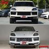 Высококачественный передний сплиттер MSY из углеродного волокна для Porsche Cayenne 9Y0.2, Сухой карбон, Легкая установка