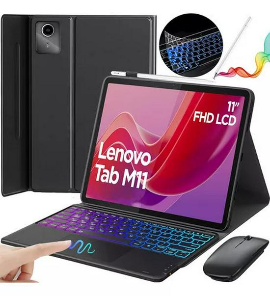 Защитный чехол с Bluetooth-клавиатурой для Lenovo Tab M11 / Xiaoxin Pad 11