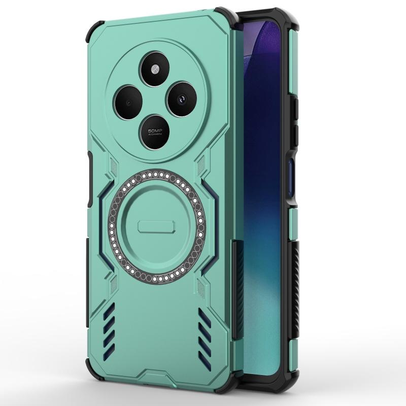 Для Redmi 14C Чехол Чехол Xiaomi Redmi 14C Capas Armor Bumper Магнитный Жесткий Противоударный Magsafe Беспроводная зарядка Fundas Redmi 14C