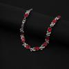 European and American cross-shaped color jewelry zircon colorful bracelet 11 colors optional women