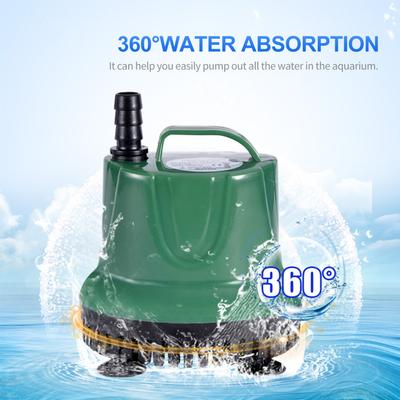 25W 1600L/H Погружной водяной насос Мини-фонтанный насос с шнуром питания Ультра тихая водонепроницаемая вода