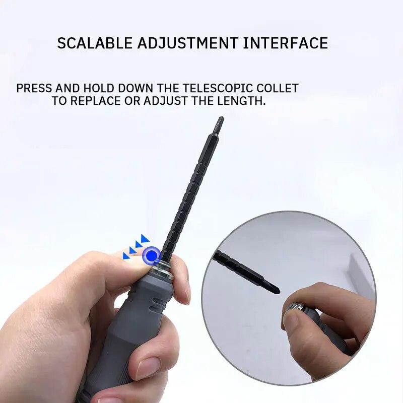 1 набор 13 в 1 набор отверток комбинированный прочный масштабируемый многофункциональный бытовой набор бит высокой твердости с сильным магнитом