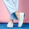 Модная женская обувь на толстой подошве 2024 Новая дышащая и удобная маленькая белая обувь Универсальные повседневные кроссовки на мягкой подошве