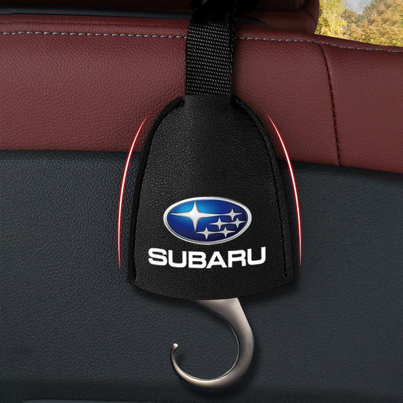 1/2 шт. Кожаные крючки на спинку автомобильного сиденья, портативная вешалка для сумок для Subaru LEGACY Forester Outback Rally WRX WRC XV Impreza
