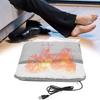 Electric Foot Warmer Fast Heating Extra Large Pad Constant Temperature Auto Shut-Off Detachable