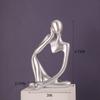 Thinker Abstract Statues Art Statue Decoration Home Decoration Nordic Living Room Desktop Decor Mini Sculpture Accessories