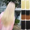 Long Straight Clip In Piece Hair Extensions 24 Inch Synthetic Fake Hair for Women