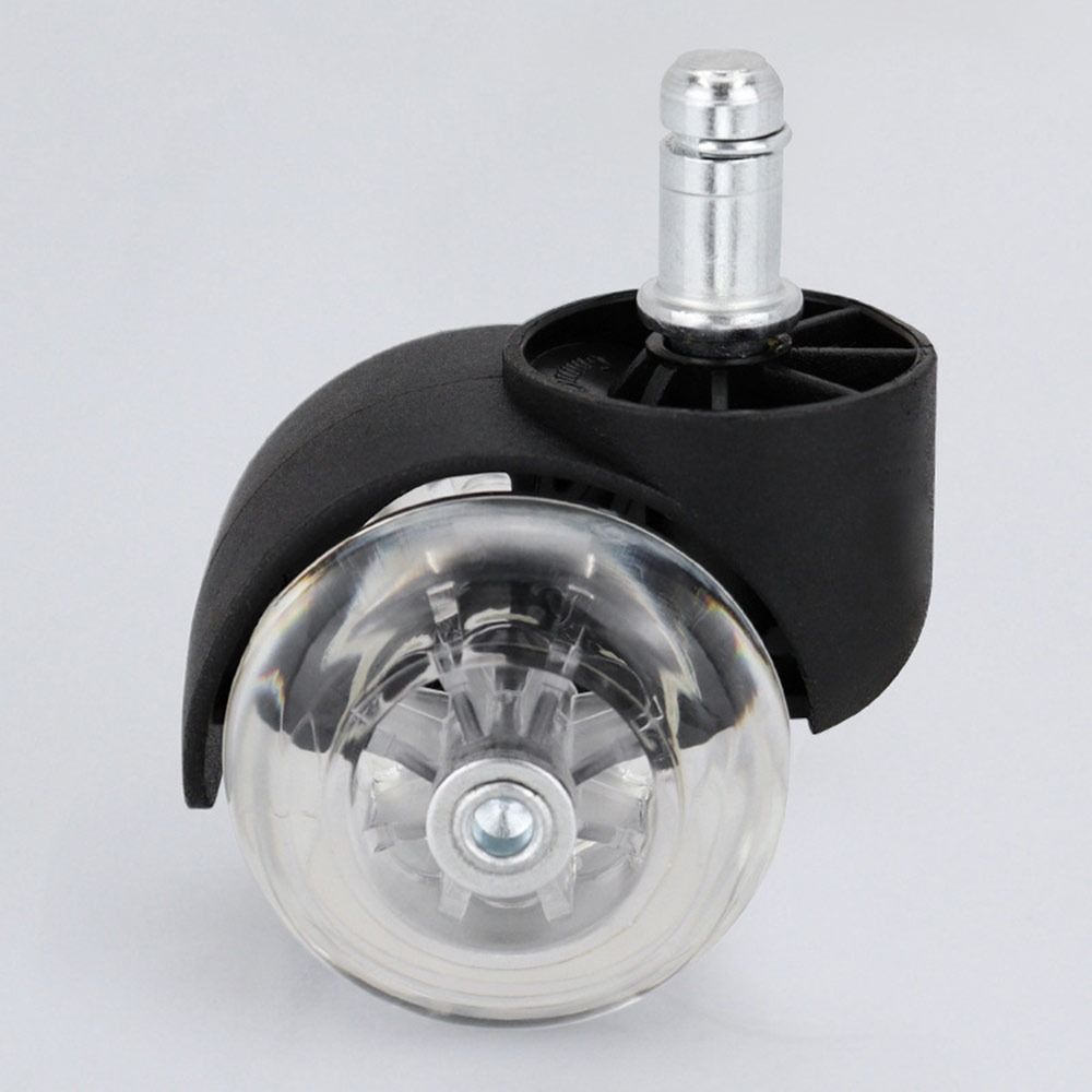 1/5Pcs Universal Desk Chair Wheels Silent 360-degree Rotation Office Chair Caster 2 Inch Double Wheel Design