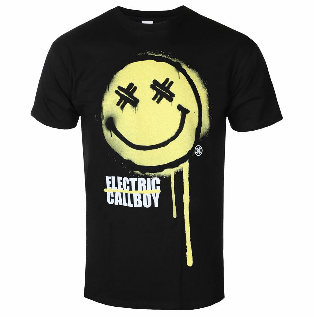 Electric Callboy Spray Art Pattern Electronicore Band Tshirt Casual Trend Style Cotton Tshirt For Unisex And Unisex