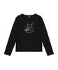 LMC Wm Doodle Bear Long Slv Tee Black