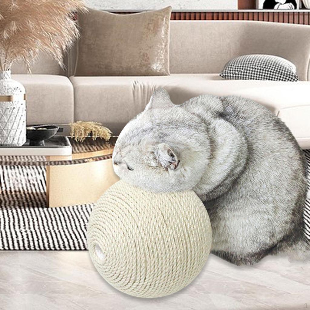 Cat Scratching Ball for Pet Kitten Toy Sisal Catching