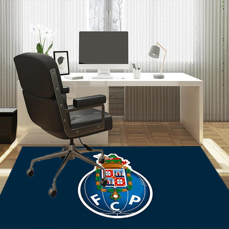 Fc Porto Crest Design Carpet, Chair Rug,Rug for Office Bedroom living rooms, Doormat decor Fan Gift Christmas Gift