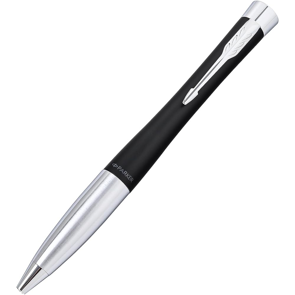 PARKER S0735810 Шариковая ручка Parker, Urban Матовый черный CT, Средний стержень, Масляный тип, В подарочной упаковке