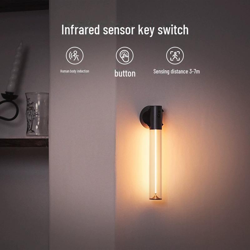 Ночной светильник Augelight с датчиком движения — беспроводной, управляемый светом, имитирующий движение человеческого тела для создания уютной атмосферы