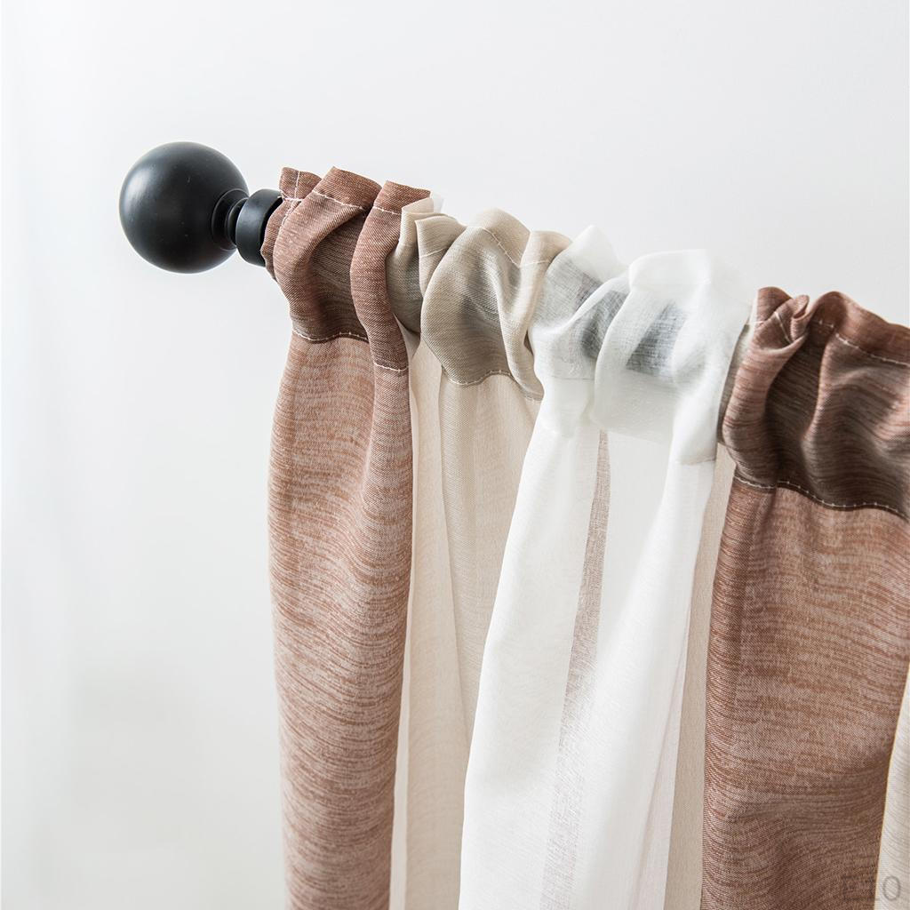 Панели штор для спальни в деревенском стиле, рваные, оконное покрытие, цветочная вышивка, вуаль, гостиная, стержень