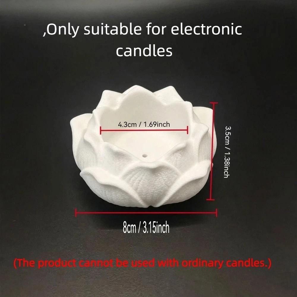 Chinese Style Lotus Incense Burner Minimalist Incense Stick Holder Tabletop Incense Base Tea Room