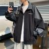 Trendy Korean Style Men's Loose Jacket - Autumn 2022, Handsome Hong Kong Fashion, Versatile Streetwear with Unique Design.