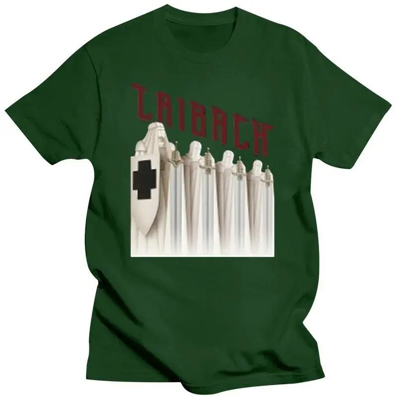 Laibach Словенская авангардная группа Poster Tour Мужская черная футболка Брендовая мода для беременных Футболка Avant-Garde