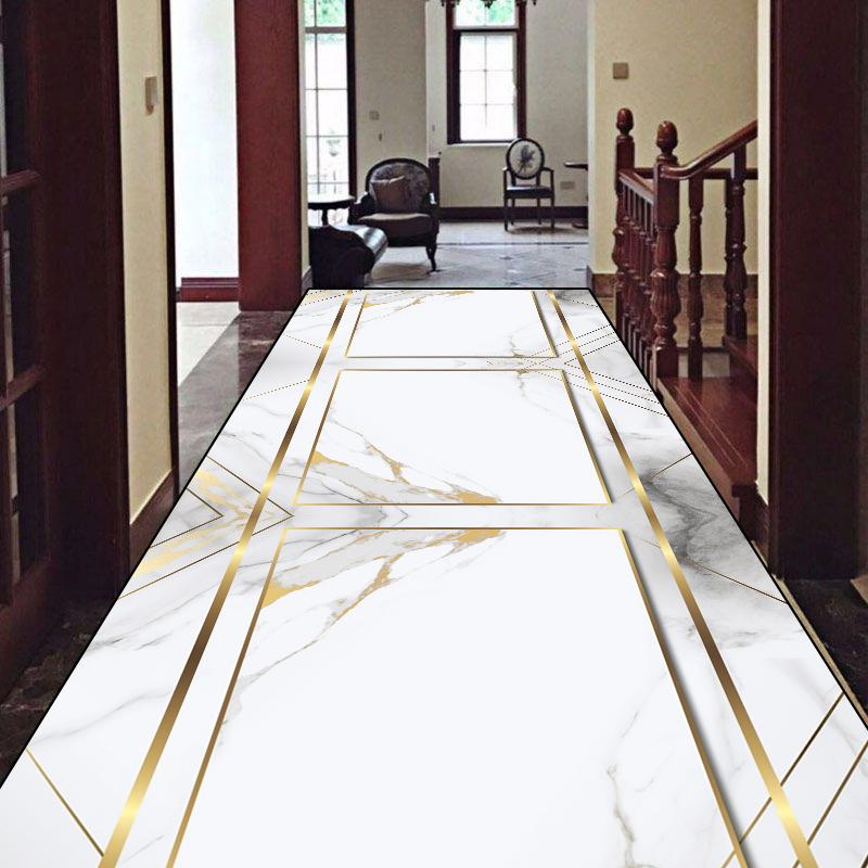 Роскошный ковер в европейском стиле для лобби, холла, коридора, нескользящий ковер-дорожка для лестницы, настраиваемый коврик для дома, прихожей