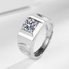 Европейские и американские титановые стальные мужские кольца, открытые кольца мужские One Craiwu популярные безделушки