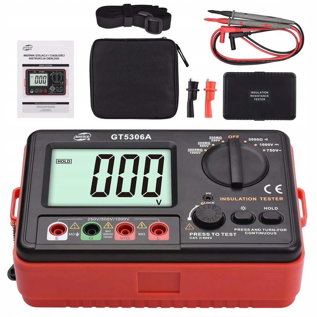 Insulation Resistance Meter Acdc Continuity Tester