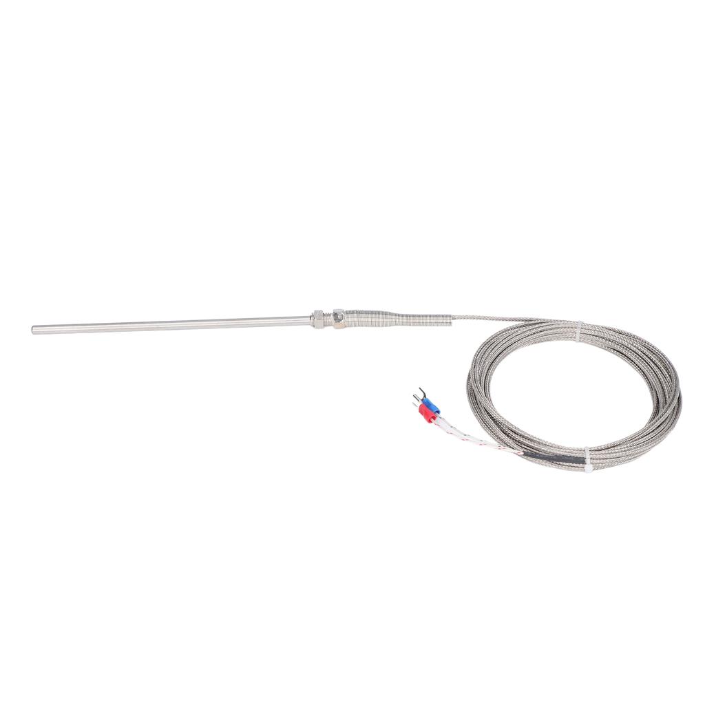 Thermocouple K Type 150mm Probe 0°C To 600℃ Quick Response 5 Meters Length Temperature Sensor Thermo