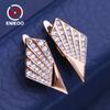 Clip Earrings For Women Cubic Zirconia Fashion Geometry Earrings Jewelry For Wedding Party Gifts