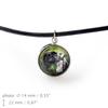 Kerry Blue Terrier, Irish Blue Terrier – Necklace pendant with your photo, handmade | Art-Dog
