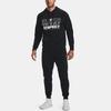 Under Armour Johnson Series Logo Fleece Training Hoodie Men Black 1367109-001