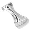 Guitar Tailpiece Metal Material Silver Color 6 String Bridge Accessories with Mounting Screw