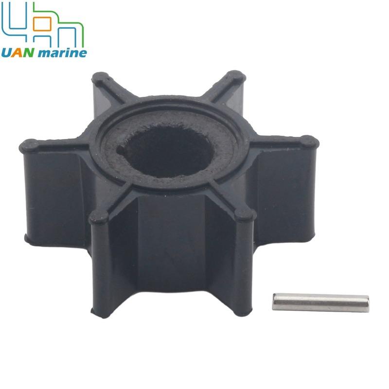 For Tohatsu 2 2.5 3.5 4 5 6 HP 2 4 Stroke Outboard Water Pump Impeller w/ Key Motors Engine 369-65021-1 369-65021-1 369-65021-0