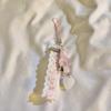 DIY маленький свежий хрустальный бант цветы любовь жемчужный браслет женская любовь цепочка для мобильного телефона защита от падения аксессуары для мобильных телефонов